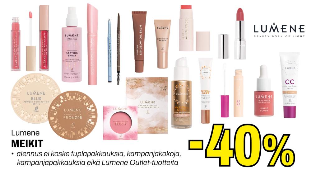 Lumene meikit -40 %