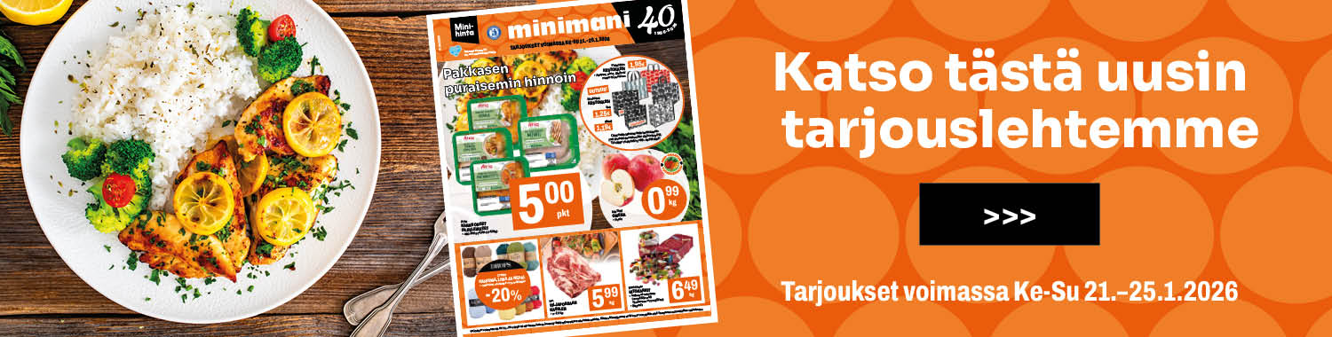 Minimanin uusin tarjouslehti