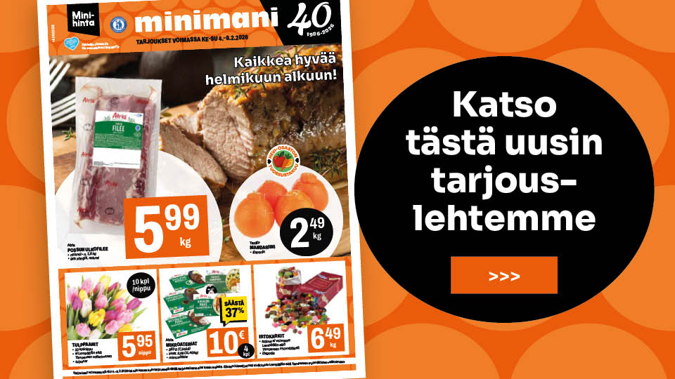 Minimanin uusin tarjouslehti