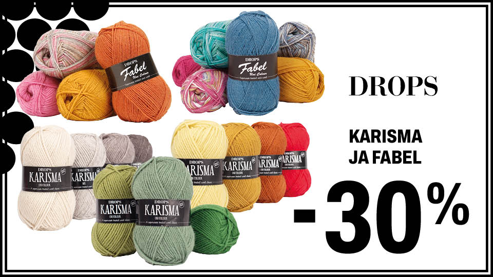 Drops Karisma ja Fabel -30 %