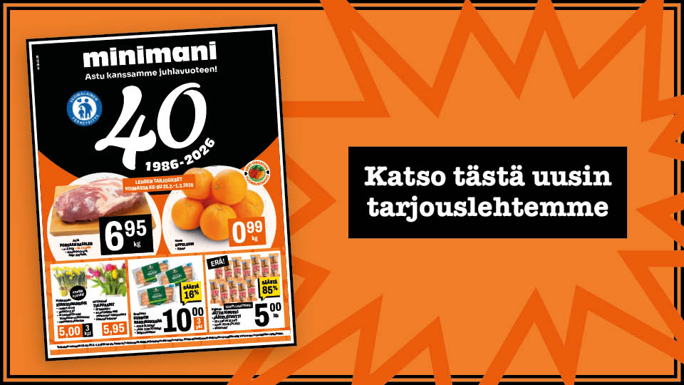 Minimanin uusin tarjouslehti