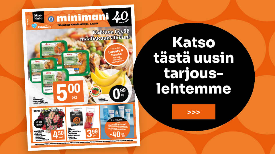 Minimanin uusin tarjouslehti
