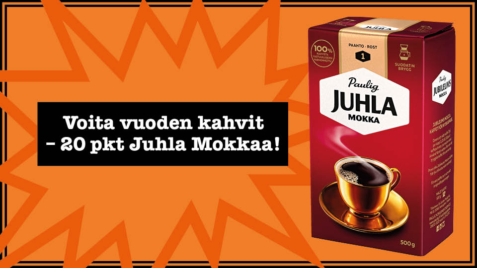 Minimanin arvonta - Voita vuoden kahvit!