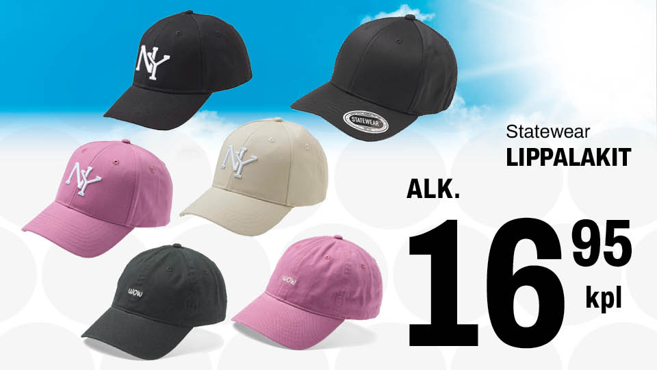 Statewear lippalakit 16,95 &euro;/ kpl