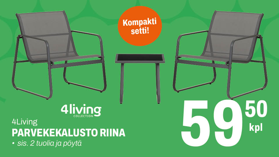4 Living parvekekalusto Riina 59,50 &euro;
