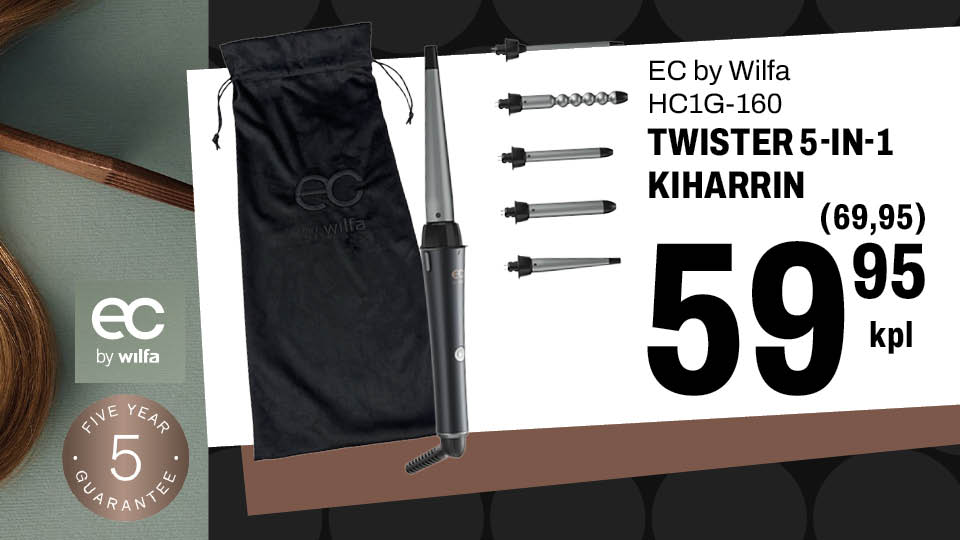 EC by Wilfa Twister 5-IN-1 kiharrin 59,95 &euro;