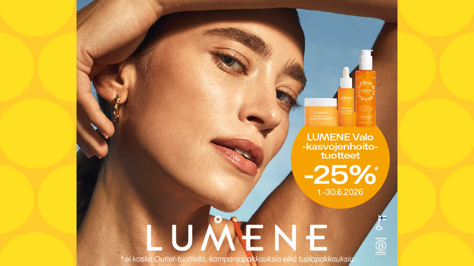 Lumene Valo kasvojenhoitotuotteet -25%