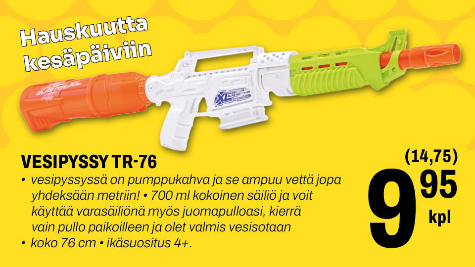 Vesipyssy 9,95 &euro;/ kpl