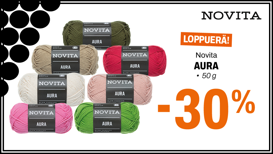 Loppuer&auml; Novita Aura-lankoja -30 %