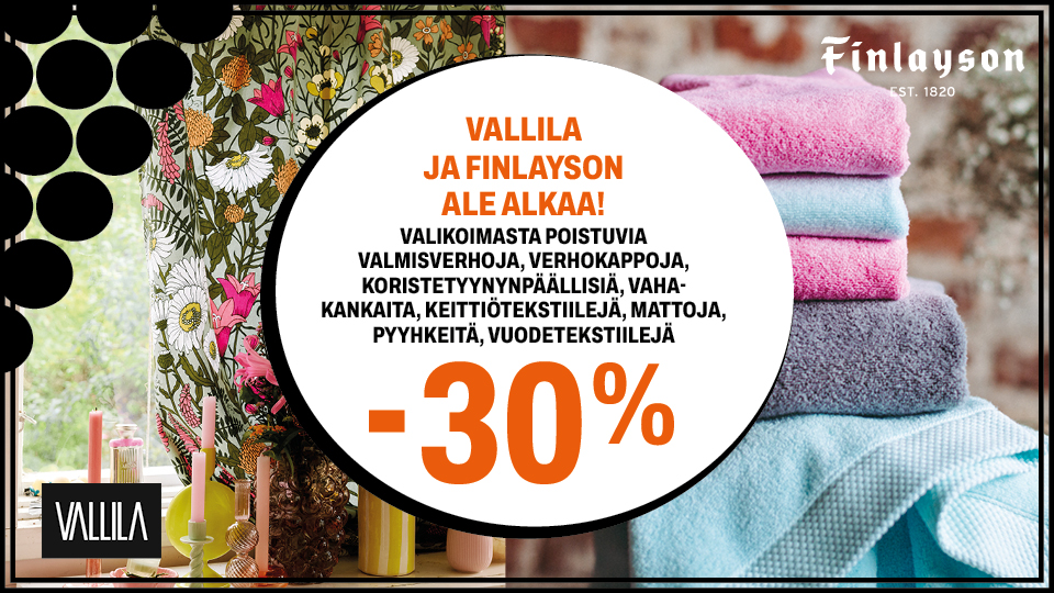 Vallila ja Finlayson ale alkaa!