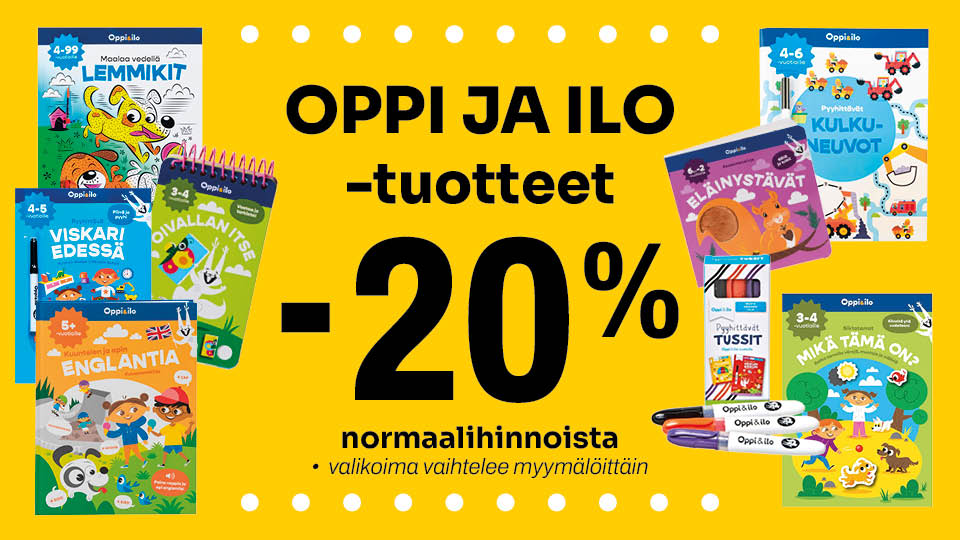 Oppi ja Ilo -20%