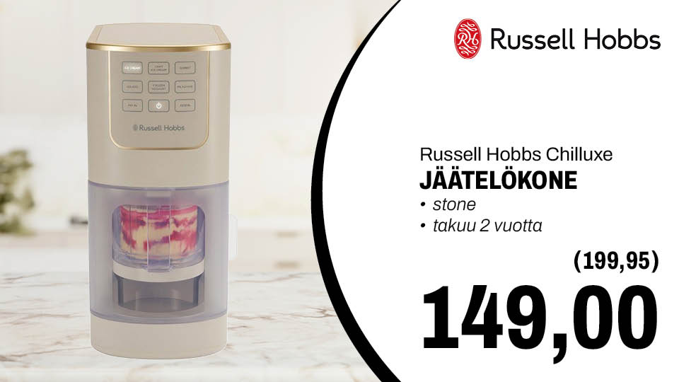 Russell Hobbs Chilluxe j&auml;&auml;tel&ouml;kone 149,00&euro;/kpl