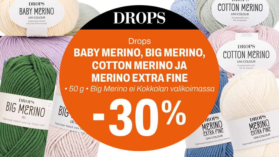 Drops-lankoja -30 %