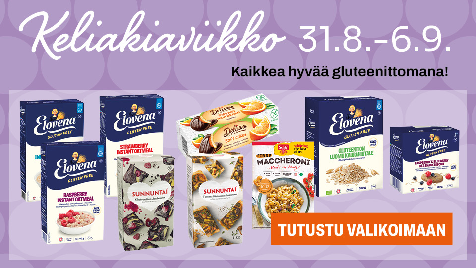 Kaikkea hyv&auml;&auml; gluteenittomana