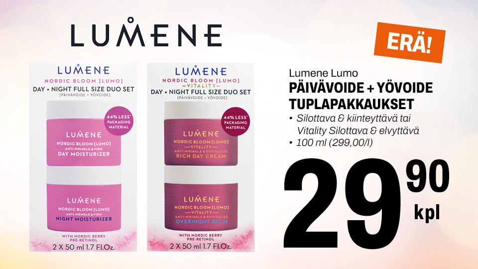 Lumene tarjoukset