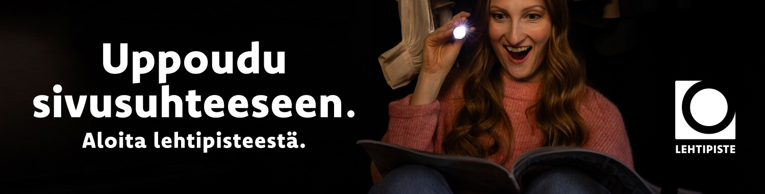 Uppoudu sivusuhteeseen. Aloita lehtipisteest&auml;.