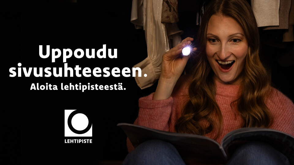Uppoudu sivusuhteeseen. Aloita lehtipisteest&auml;.