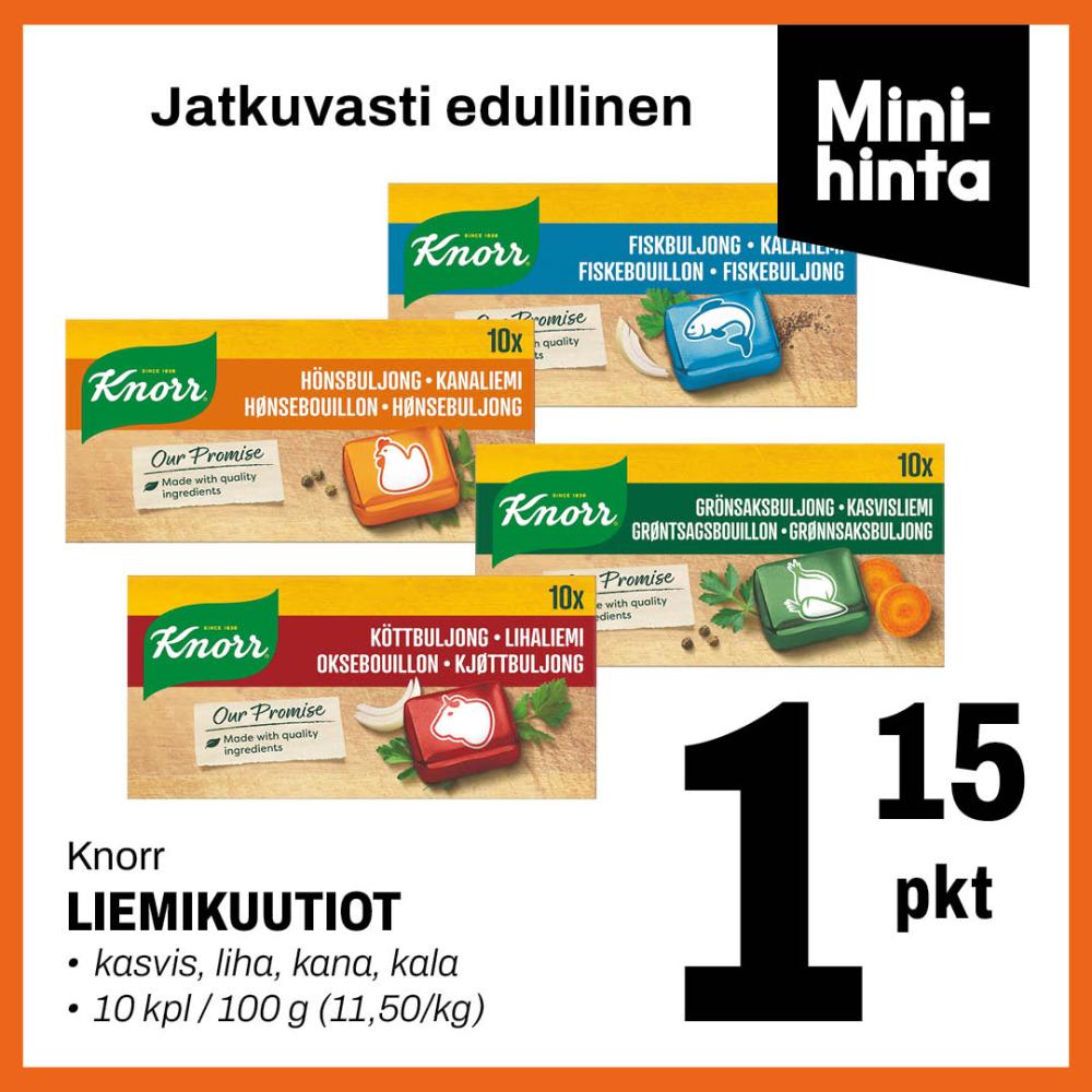 Knorr Liemikuutiot 1,15 &euro;