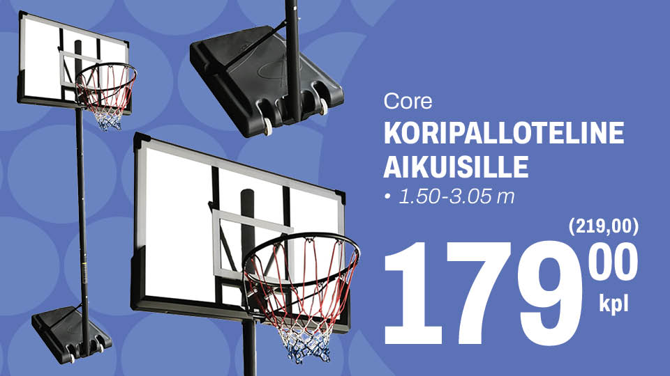 Core koripalloteline aikuisille 179 &euro;