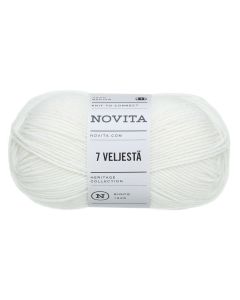 NOVITA  7 VELJEST&Auml; 100 G VALKOINEN 011