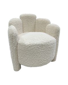 MM KODIKAS NOJATUOLI PUMPULI 67X67X71CM VALKOINEN  