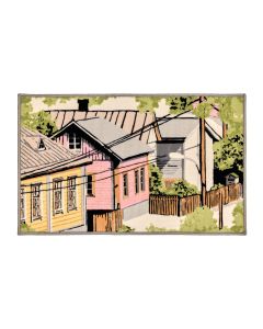 VALLILA MATTO NAAPURUSTO 50X80CM PINKKI-KELTAINEN  
