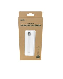 WALTTER ECO VARAVIRTAL&Auml;HDE LED PD20W 10000MAH VALKOINEN