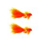 EUMER STREAMERPERHO 2KPL G/NUGGET WOOLLY BUGGER ORANGE S10