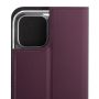 WAVE BOOK CASE, APPLE IPHONE 12 PRO / APPLE IPHONE 12, SMOKY SANGRIA