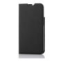 WAVE BOOK CASE, APPLE IPHONE 13 MINI, MUSTA