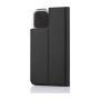 WAVE BOOK CASE, APPLE IPHONE 13 MINI, MUSTA