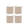 4LIVING ISTUINTYYNY 4KPL BEIGE 39X39CM