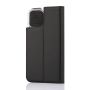 WAVE BOOK CASE, APPLE IPHONE 13 MINI, MUSTA