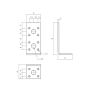 WÜRTH KULMALEVY 90X48X3X48MM VAHV.