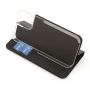 WAVE BOOK CASE, APPLE IPHONE 13 MINI, MUSTA