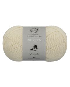 NOVITA LANKA VIOLA 50G 010 LUONNONVALKOINEN