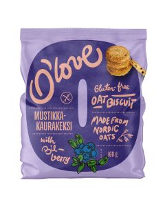 O`LOVE KAURAMUSTIKKAKEKSI GLUTEENITON 150 G