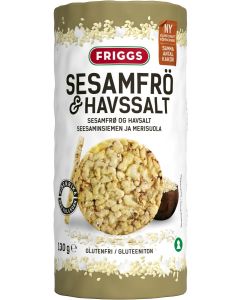 FRIGGS MAISSIKAKKU SEESAMINSIEMEN MERISUOLA GLUTEENITON 130 G