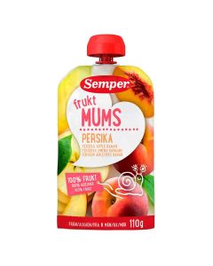 SEMPER FRUKTMUMS PERSIKKA 6KK 110 G