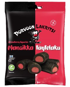PORVOON LAKRITSI GLUTEENITON MANSIKKALAKU 150 G