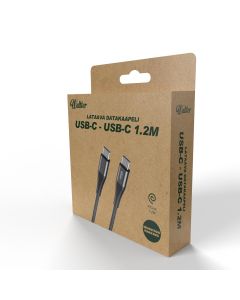 WALTTER ECO USB-C - USB-C KAAPELI MUSTA 1,2M