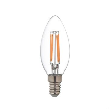 AIRAM LED KYNTTILÄLAMPPU KIRKAS 4,5W E14 470LM, HIMMENETTÄVÄ, 15 000H