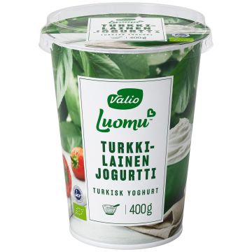 VALIO TURKKILAINEN JOGURTTI LUOMU 400 G
