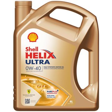 SHELL HELIX ULTRA 0W-40 MOOTTORIÖLJY 4 L