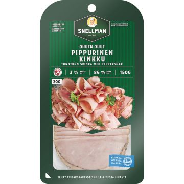 SNELLMAN OHUEN OHUT PIPPURINEN KINKKU 150 G