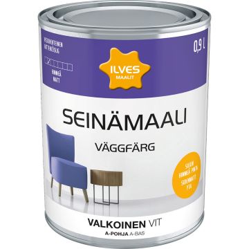 ILVES SEINÄMAALI 7 A-POHJA VALKOINEN 900 ML