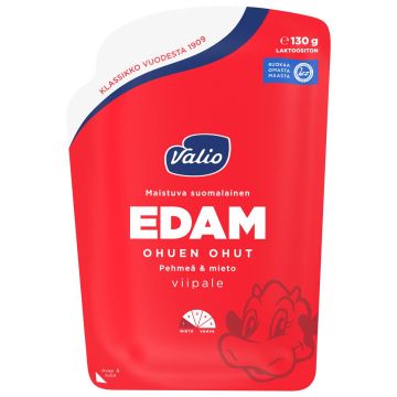 VALIO EDAM OHUEN OHUT VIIPALE 130 G