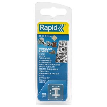 RAPID TUUBINIITTI 9X3X13MM 25/LTK