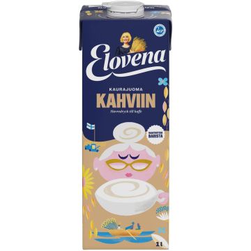 ELOVENA KAURAJUOMA KAHVIIN 1L