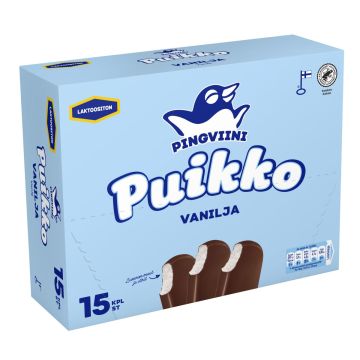 PINGVIINI PUIKKO VANILJA LAKTON 15X32G 480 G